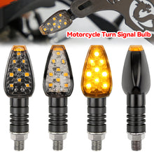 Load image into Gallery viewer, 2Pcs 9LED Motorcycle Turn Signal Lights Indicator Blinker Side Lights Front&amp;Rear Motorbikes For Kawasaki Yamaha Honda Suzuki
