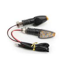 Load image into Gallery viewer, 2Pcs 9LED Motorcycle Turn Signal Lights Indicator Blinker Side Lights Front&amp;Rear Motorbikes For Kawasaki Yamaha Honda Suzuki
