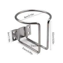 Load image into Gallery viewer, Boat Marine Cup Drink Holder Stainless Steel Ring Drinks Holders For Yacht Truck RV Car Trailer
