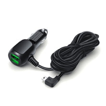 Load image into Gallery viewer, Dual USB Car Charger With Micro USB Type C Cable QC3.0 Fast Charging For Phone 12V/24V Cigarette Lighter Sockets
