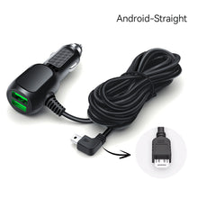 Load image into Gallery viewer, Dual USB Car Charger With Micro USB Type C Cable QC3.0 Fast Charging For Phone 12V/24V Cigarette Lighter Sockets
