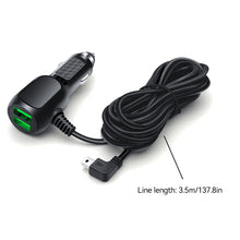 Load image into Gallery viewer, Dual USB Car Charger With Micro USB Type C Cable QC3.0 Fast Charging For Phone 12V/24V Cigarette Lighter Sockets
