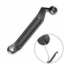 Load image into Gallery viewer, Motorcycle Rear View Mirrors Extender Adapter Holder Riser Base Bracket for Phone GPS Navigation Mount Adapter 17mm Ball Bicycle Accessories
