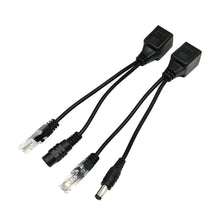 Load image into Gallery viewer, POE Cable Passive Power Over Ethernet Adapter Cable POE Splitter RJ45 Injector Power Supply Module 5V 12v For IP Camea
