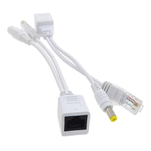 Load image into Gallery viewer, POE Cable Passive Power Over Ethernet Adapter Cable POE Splitter RJ45 Injector Power Supply Module 5V 12v For IP Camea
