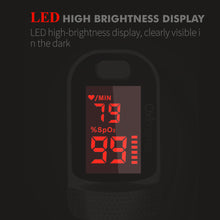 Load image into Gallery viewer, FDA Finger Clip Oximeter Heart Rate Respiration Rate Finger Pulse Oximeter Monitoring Saturometer Household Health Care
