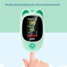 Load image into Gallery viewer, Children's Oximeter Finger Clip Pulse Heart Rate Monitoring Oximeter Household Saturometer Health Care Blood Pressure Child
