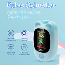 Load image into Gallery viewer, Children's Oximeter Finger Clip Pulse Heart Rate Monitoring Oximeter Household Saturometer Health Care Blood Pressure Child
