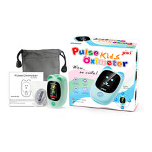 Load image into Gallery viewer, Children's Oximeter Finger Clip Pulse Heart Rate Monitoring Oximeter Household Saturometer Health Care Blood Pressure Child
