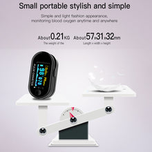 Load image into Gallery viewer, Oximetry Monitor Finger Clip Pulse Oximeter Finger Oximetry Heart Rate Home Health Monitor Saturometer Blood Pressure Adult Child

