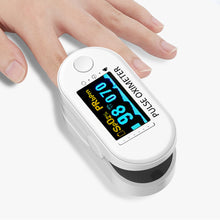 Load image into Gallery viewer, Oximetry Monitor Finger Clip Pulse Oximeter Finger Oximetry Heart Rate Home Health Monitor Saturometer Blood Pressure Adult Child
