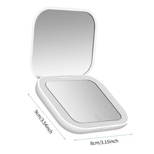 Load image into Gallery viewer, Compact Small Mini Gift Vanity Table Folding Led Lights Portable Hand Held Mini Hand Mirror Pocket Makeup Mirror

