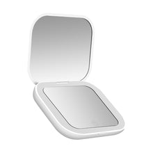 Load image into Gallery viewer, Compact Small Mini Gift Vanity Table Folding Led Lights Portable Hand Held Mini Hand Mirror Pocket Makeup Mirror
