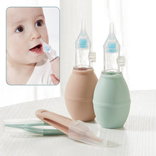 Load image into Gallery viewer, Soft Silicone Anti-reflux Nasal Aspirator Clean and Easy To Remove and Wash Non-slip Tweezer Body Nasal Aspirator Set
