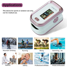 Load image into Gallery viewer, Blood Oximeter Finger Clip Type Medical Blood Oxygen Saturation Detector Household Finger Pulse Heart Rate Monitor Meter
