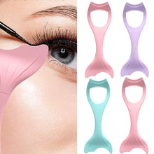 Load image into Gallery viewer, Multifunctional Eyeliner Aid Eyeliner Eye Makeup Eyelash Beauty Tools Silicone Eyeliner Aid Lazy Quick Makeup Tool
