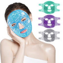 Load image into Gallery viewer, Cold and Hot Facial Mask Mask for Recovery After Facial Surgery Comfortable Portable Face Care Mask Ice Pellets Face Mask
