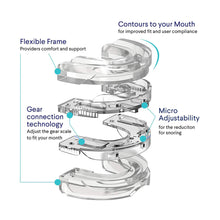 Load image into Gallery viewer, Anti Snoring Bruxism Mouth Guard Improve Sleeping Teeth Bruxism Sleeping Anti Snoring and Apnea Snoring Device To Stop Snoring
