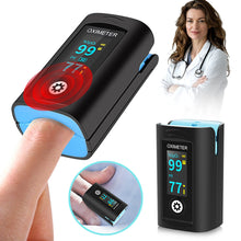 Load image into Gallery viewer, Finger Clip Oximeter Blood Oxygen Saturation Detector Household Medical Health Monitoring Oximeter Health Care
