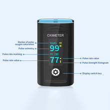 Load image into Gallery viewer, Finger Clip Oximeter Blood Oxygen Saturation Detector Household Medical Health Monitoring Oximeter Health Care
