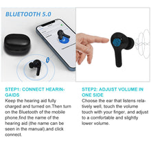 Load image into Gallery viewer, Bluetooth Digital Sound Amplifier for Elderly Hearing Aids Rechargeable APP Control Digital Hearing Aids Bluetooth Hearing Aid
