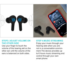 Load image into Gallery viewer, Bluetooth Digital Sound Amplifier for Elderly Hearing Aids Rechargeable APP Control Digital Hearing Aids Bluetooth Hearing Aid
