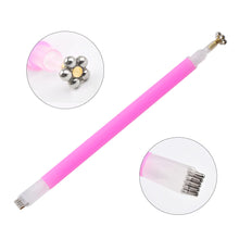Load image into Gallery viewer, 4Pcs/set Multi Functional Nail Art Magnet Stone Crystal Pattern Cat's Eye Nail Art Magnetic Bar Nail Enhancement Tool
