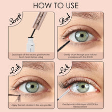 Load image into Gallery viewer, Double Headed False Eyelash Glue Quick Drying Super Sticky Durable Styling Suit Eyelash Brush Non Smudging Waterproof Eye Black
