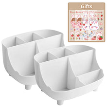 Load image into Gallery viewer, Kawaii Desktop Pen Holder Large-capacity Cute Stationery Storage Box Creative Cartoon Pencil Holder Ins Desk Organizer With Stickers Gift
