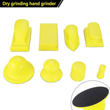 Load image into Gallery viewer, Hand Sanding Disc Holder Sand Paper Backing Polishing Pad Grinding Block PU Foam Sanding Disc
