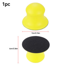 Load image into Gallery viewer, Hand Sanding Disc Holder Sand Paper Backing Polishing Pad Grinding Block PU Foam Sanding Disc
