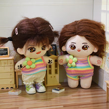 Load image into Gallery viewer, 20CM Doll Rompers Cartoon Plush Doll Replacement Outfit Playing House Accessories Mini Clothes
