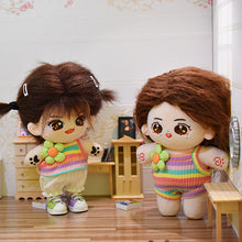 Load image into Gallery viewer, 20CM Doll Rompers Cartoon Plush Doll Replacement Outfit Playing House Accessories Mini Clothes
