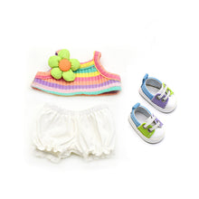 Load image into Gallery viewer, 20CM Doll Rompers Cartoon Plush Doll Replacement Outfit Playing House Accessories Mini Clothes
