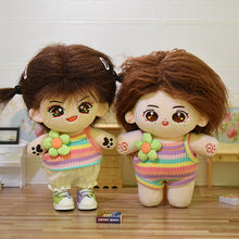 Load image into Gallery viewer, 20CM Doll Rompers Cartoon Plush Doll Replacement Outfit Playing House Accessories Mini Clothes
