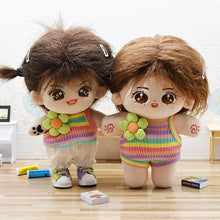 Load image into Gallery viewer, 20CM Doll Rompers Cartoon Plush Doll Replacement Outfit Playing House Accessories Mini Clothes

