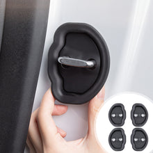 Load image into Gallery viewer, 4Pcs Silicone Car Door Mute Damping Cushion Anti-collision Lock Buckle Protective Cover for Tesla Model 3 Model Y
