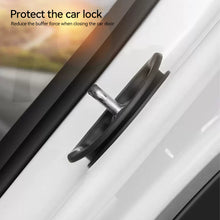 Load image into Gallery viewer, 4Pcs Silicone Car Door Mute Damping Cushion Anti-collision Lock Buckle Protective Cover for Tesla Model 3 Model Y
