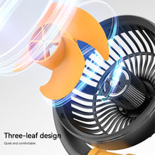 Load image into Gallery viewer, 5V/12V/24V Electric Car Cooler Low Noise USB Folding Car Cooling Fan 360 Rotation Automobile Air Cooler for Auto SUV Summer
