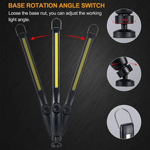 Load image into Gallery viewer, Portable Variable Optical COB LED Strip Work Light USB Charging Outdoor Camping Car Maintenance Emergency Light With Magnet And Hook
