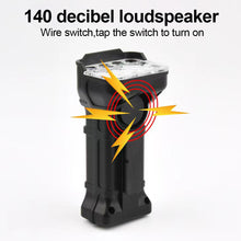 Load image into Gallery viewer, 12 LED Bicycle Horn Headlight With Digital Display USB Charging Outdoor Night Riding Fishing Safety Warning Light
