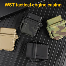 Load image into Gallery viewer, Outdoor Tactical Lighter Camouflage Storage Box Waterproof Fall-Proof Zippo Liner Protective Shell Adapts To MOLLE System
