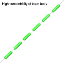 Load image into Gallery viewer, 5PCS Color Olive Shaped Rubber Space Bean Competition Main Line Module Lure Small Accessories
