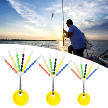 Load image into Gallery viewer, 5PCS Color Olive Shaped Rubber Space Bean Competition Main Line Module Lure Small Accessories
