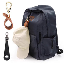 Load image into Gallery viewer, 1PC PU Leather One-Piece Bag Hanging Buckle Summer Sunhat Cap Hands-Free Storage Clip
