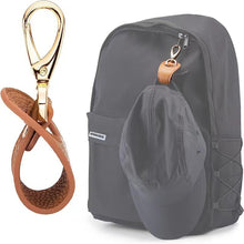 Load image into Gallery viewer, 1PC PU Leather One-Piece Bag Hanging Buckle Summer Sunhat Cap Hands-Free Storage Clip
