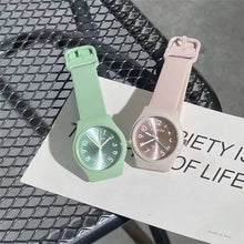 Load image into Gallery viewer, Candy Color Quartz Watch With Silicone Strap Fashion Ladies Watch Square High-Value Digital Pointer Women Watch
