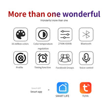 Load image into Gallery viewer, Tuya APP Control RGB Floodlight Smart RGBCW CCT 2700-6500K 30W 110V/220V AC For Garden Party Outdoor Lighting
