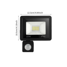Load image into Gallery viewer, LED Motion Sensor Floodlight Outdoor Wall Light White Light 50W 30W 20W 10W IP66 Waterproof LED Spotlight For Garden
