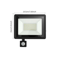 Load image into Gallery viewer, LED Motion Sensor Floodlight Outdoor Wall Light White Light 50W 30W 20W 10W IP66 Waterproof LED Spotlight For Garden
